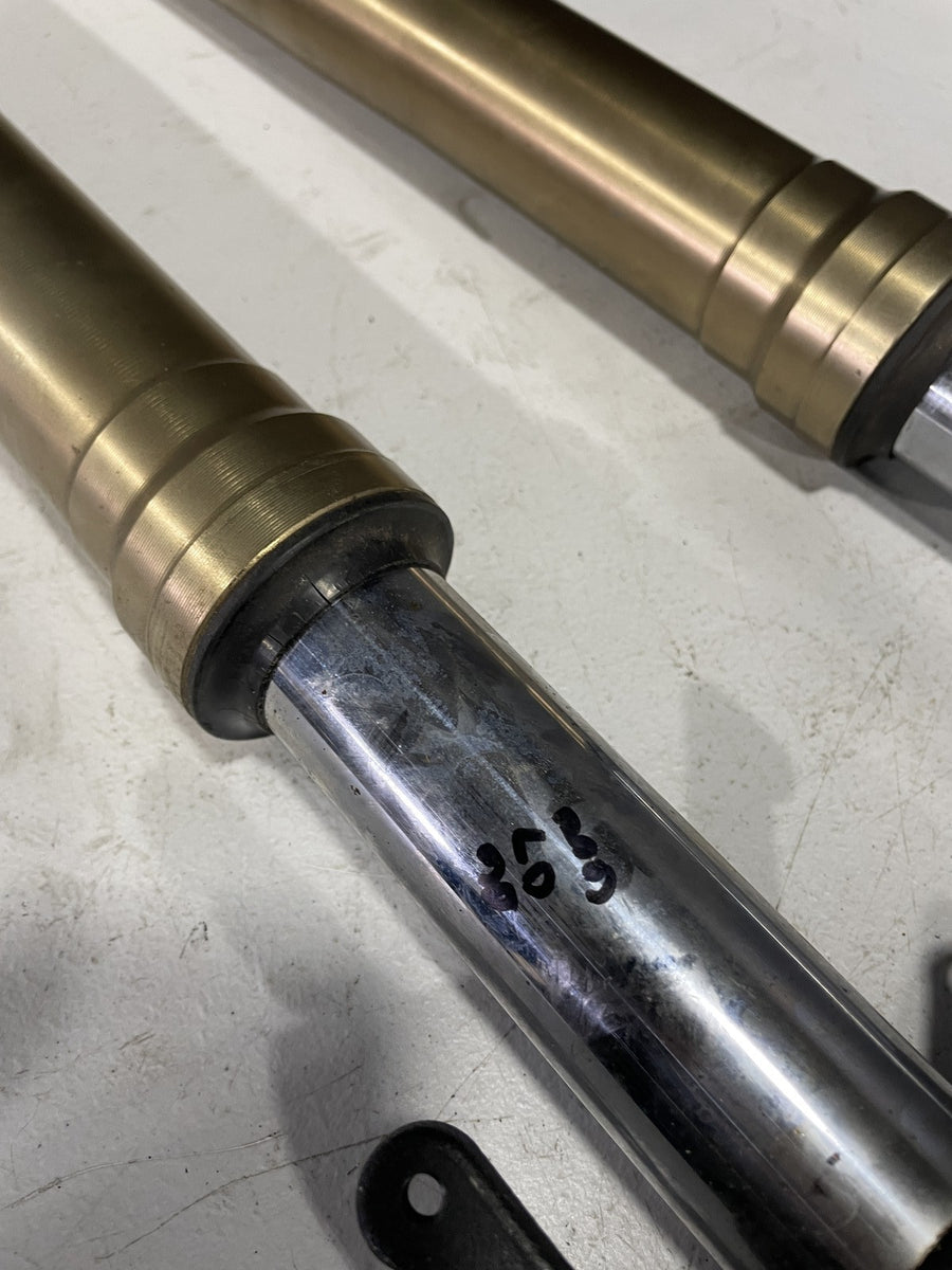 06-07 SUZUKI GSXR600 FRONT FORKS SHOCK SUSPENSION SET PAIR