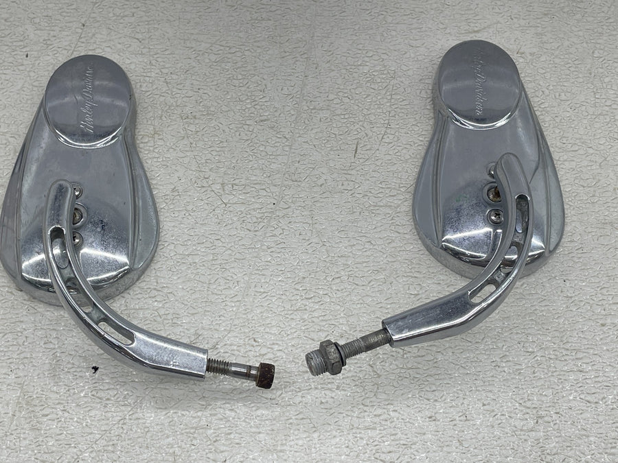 00-06 HARLEY-DAVIDSON SOFTAIL FXST SPLIT VISION REAR VIEW MIRROR SET PAIR MIRROR