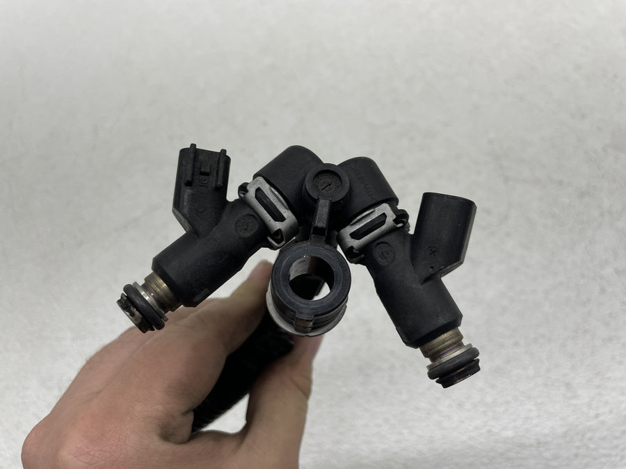 06-11 HARLEY-DAVIDSON DYNA STREET BOB FXDBI FUEL INJECTORS W/ RAIL