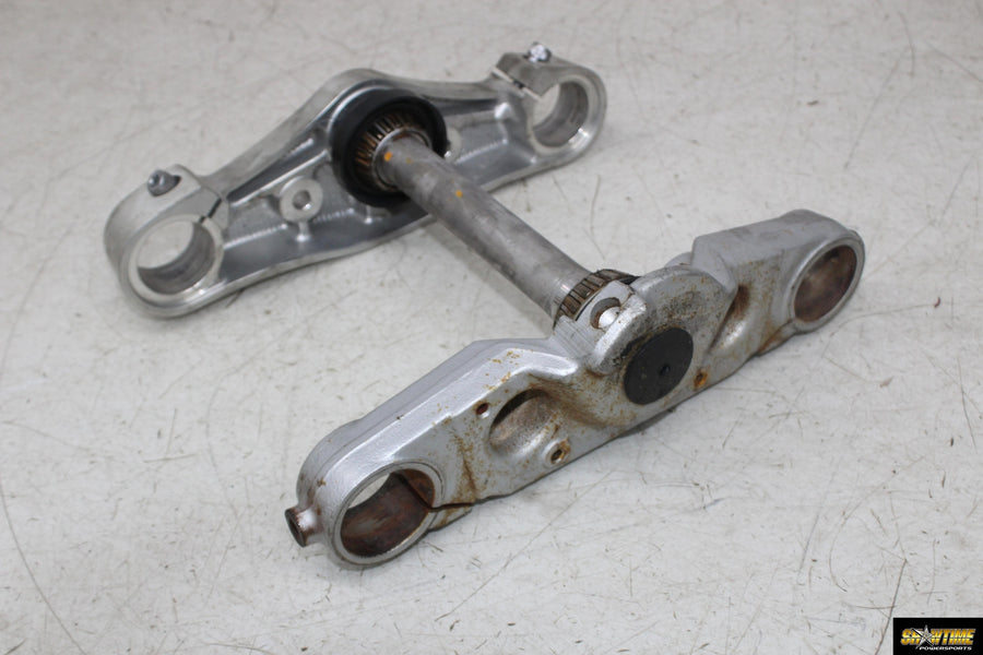 06-11 KAWASAKI VULCAN VN900 CLASSIC FRONT UPPER LOWER FORKS CLAMP TRIPLE TREE