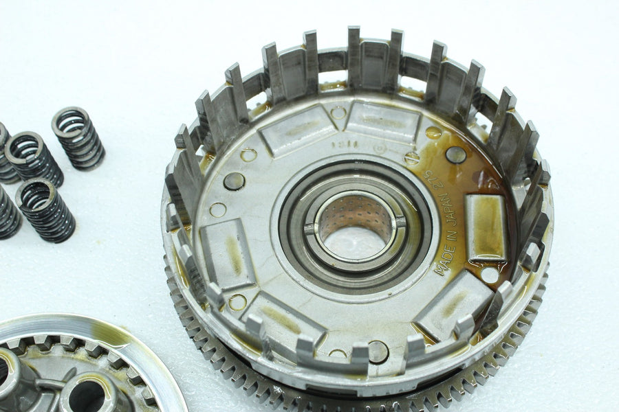 07-09 KAWASAKI VERSYS 650 KLE650 CLUTCH BASKET HUB PESSURE PLATE ASSY