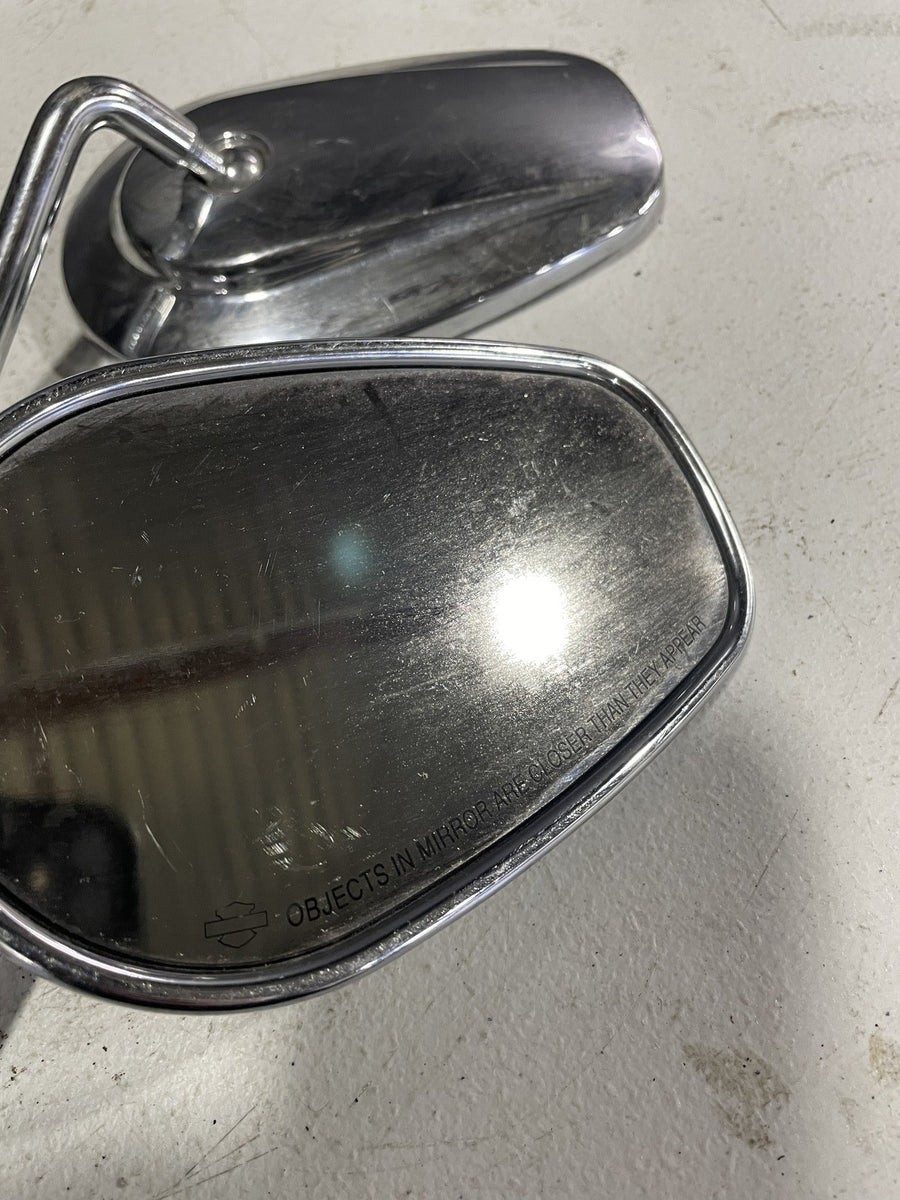 07-11 HARLEY-DAVIDSON STREET GLIDE FLHX REAR VIEW MIRROR SET PAIR MIRRORS