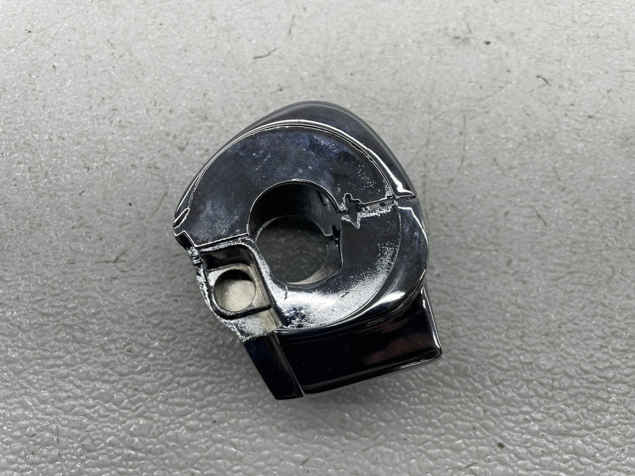89-91 HARLEY-DAVIDSON ELECTRA GLIDE CLASSIC CHROME SWITCH SHELLS HOUSING PAIR