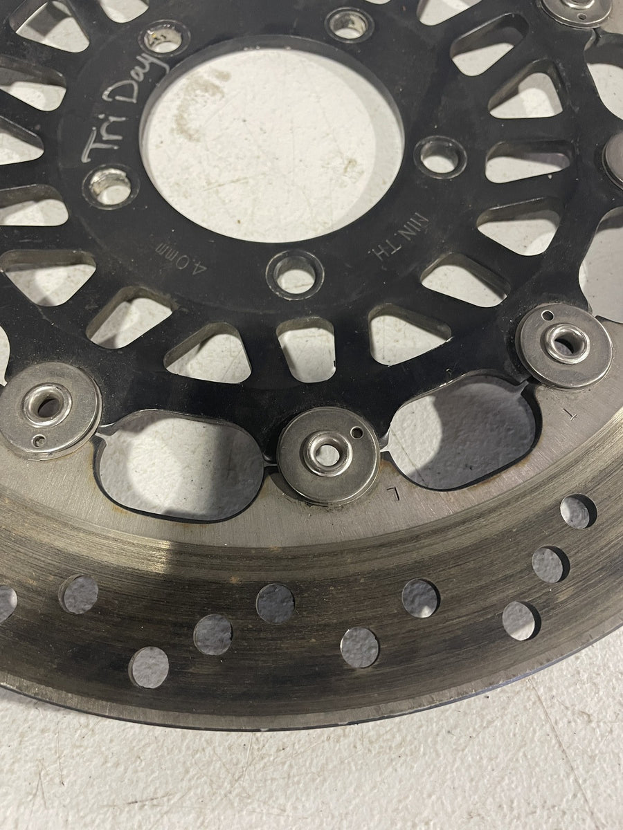 99-06 TRIUMPH DAYTONA 955I FRONT LEFT RIGHT BRAKE ROTORS DISCS