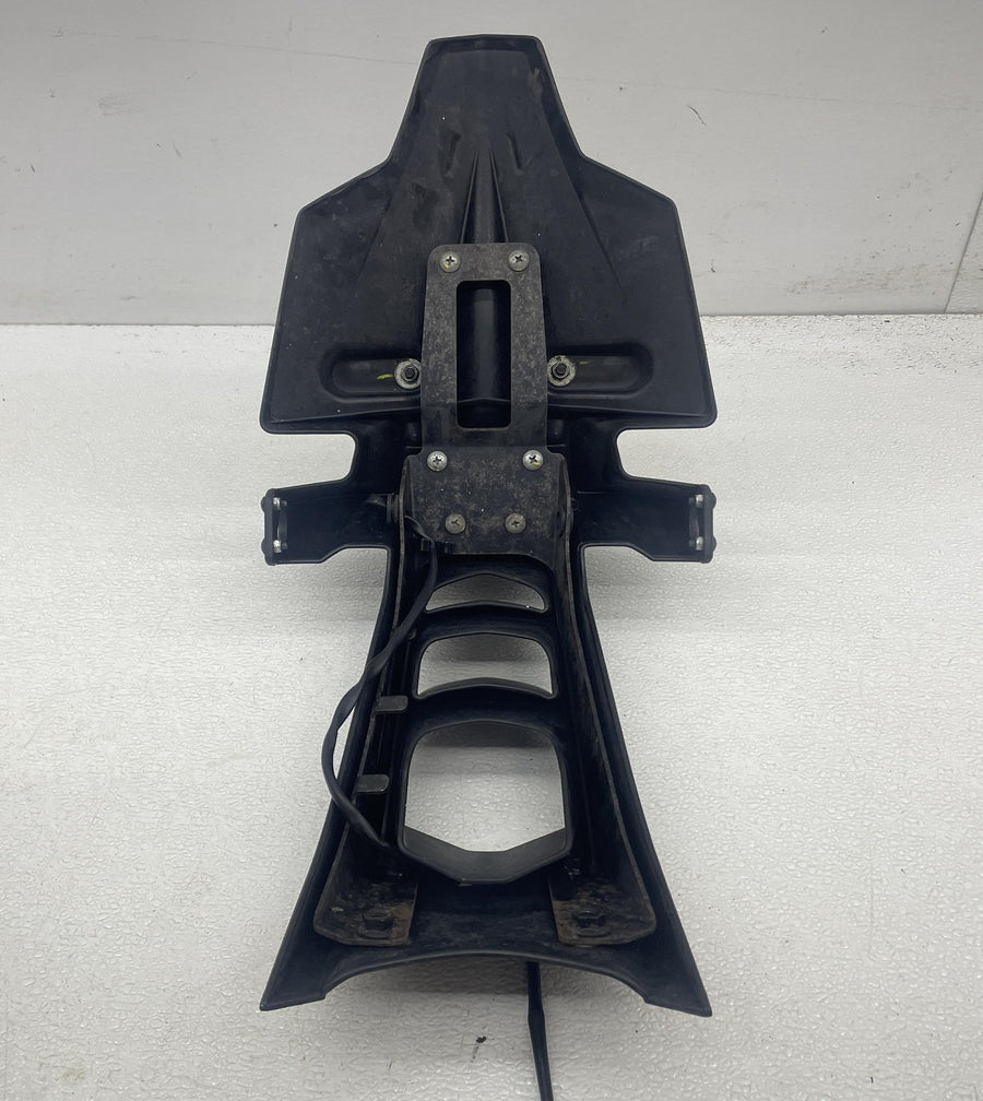 11-13 YAMAHA FZ8 REAR BACK FENDER MUD GUARD TAG LIGHT MOUNT