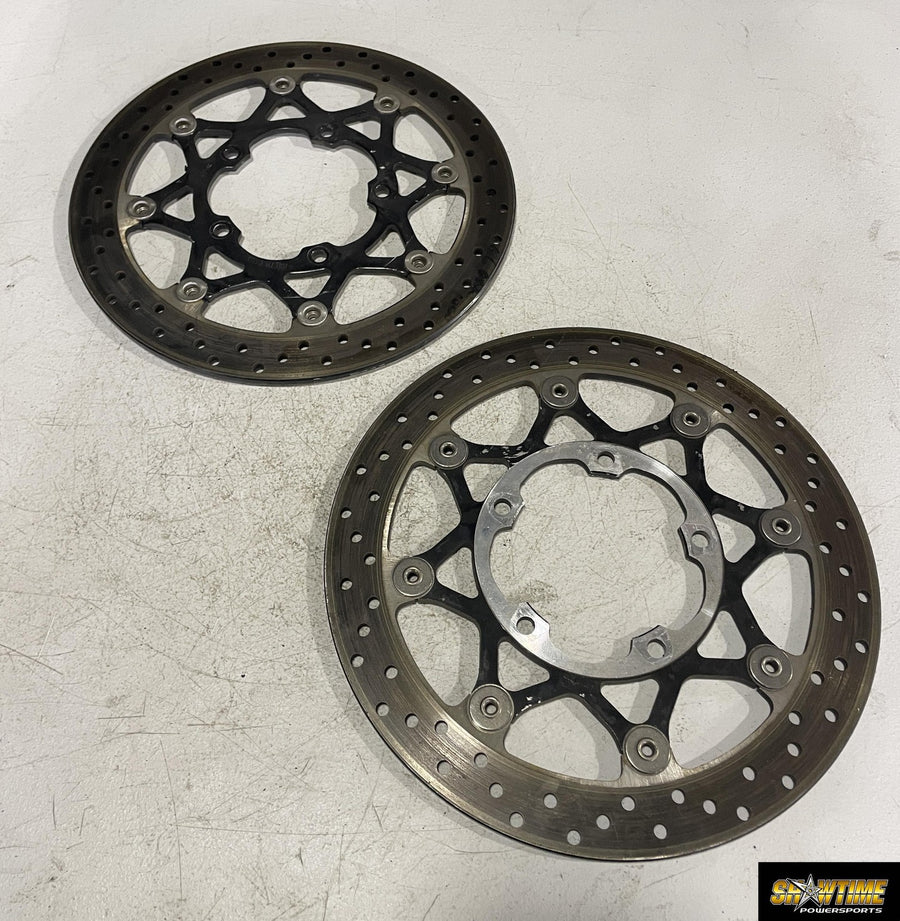 05-06 SUZUKI GSXR1000 FRONT LEFT RIGHT BRAKE ROTORS DISCS 59210-41G00