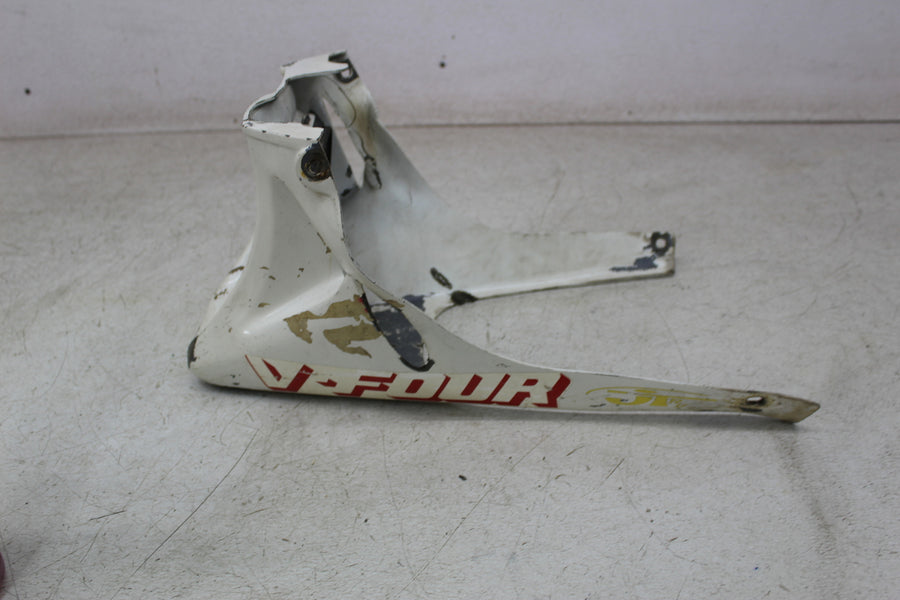 84 HONDA INTERCEPTOR 750 VF750F FRONT LOWER CENTER V FAIRING COWL GUARD