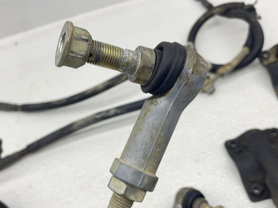 91-96 HONDA FOURTRAX 200 TRX200 TYPE II PARTS HARDWARE TIE RODS PEGS PEDAL MOUNT