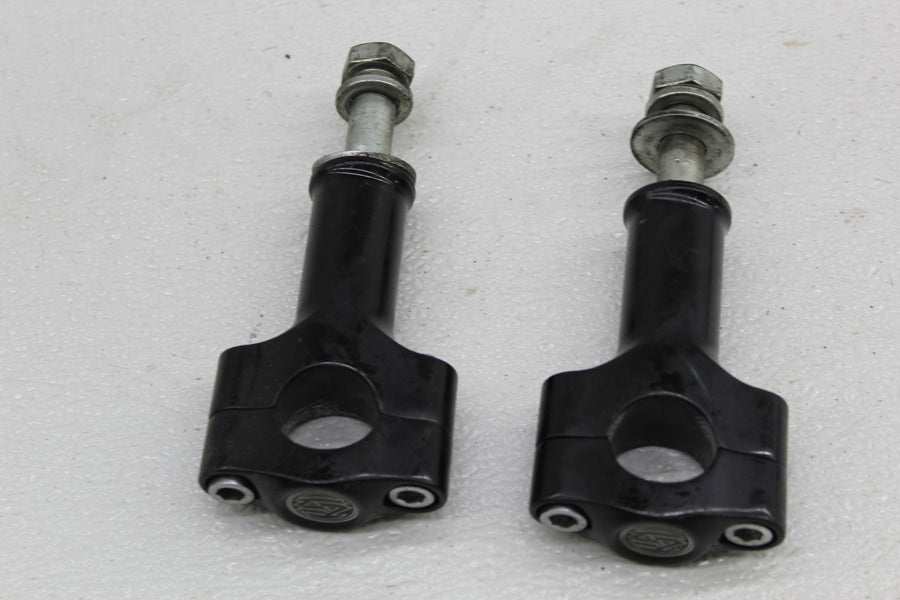 00-05 HARLEY-DAVIDSON SOFTAIL DEUCE FXSTD RSD HANDLEBAR RISERS RISER CLAMP SET