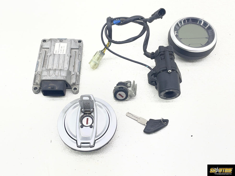 15-18 DUCATI SCRAMBLER 800 IGNITION LOCK KEY SET GAS CAP GAUGE OEM ECU CDI ECM