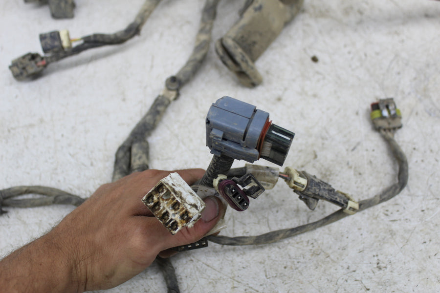 22 POLARIS RZR XP 1000 MAIN ENGINE WIRING HARNESS MOTOR WIRE LOOM (DAMAGE)