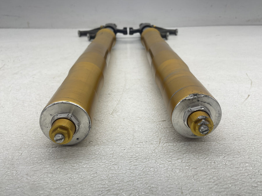 04-05 KAWASAKI NINJA ZX10R FRONT FORKS SHOCK SUSPENSION SET PAIR 44013-0005