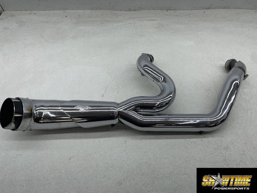 07-11 HARLEY-DAVIDSON STREET GLIDE SHARKROAD AFTERMARKET FULL EXHUAST SYSTEM