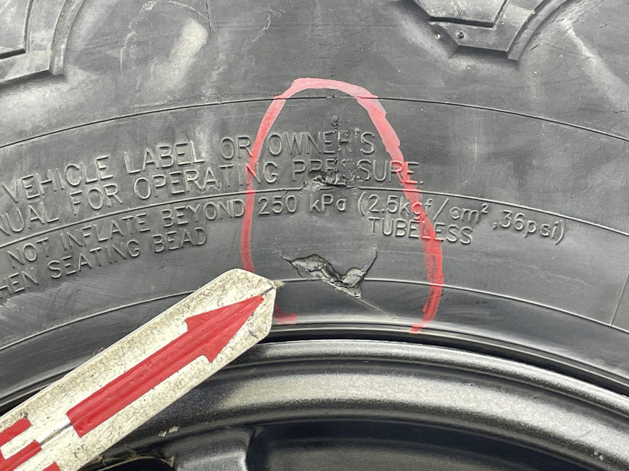 14-22 POLARIS RZR XP 1000 EPS REAR BACK WHEEL RIM 14X7 1524000