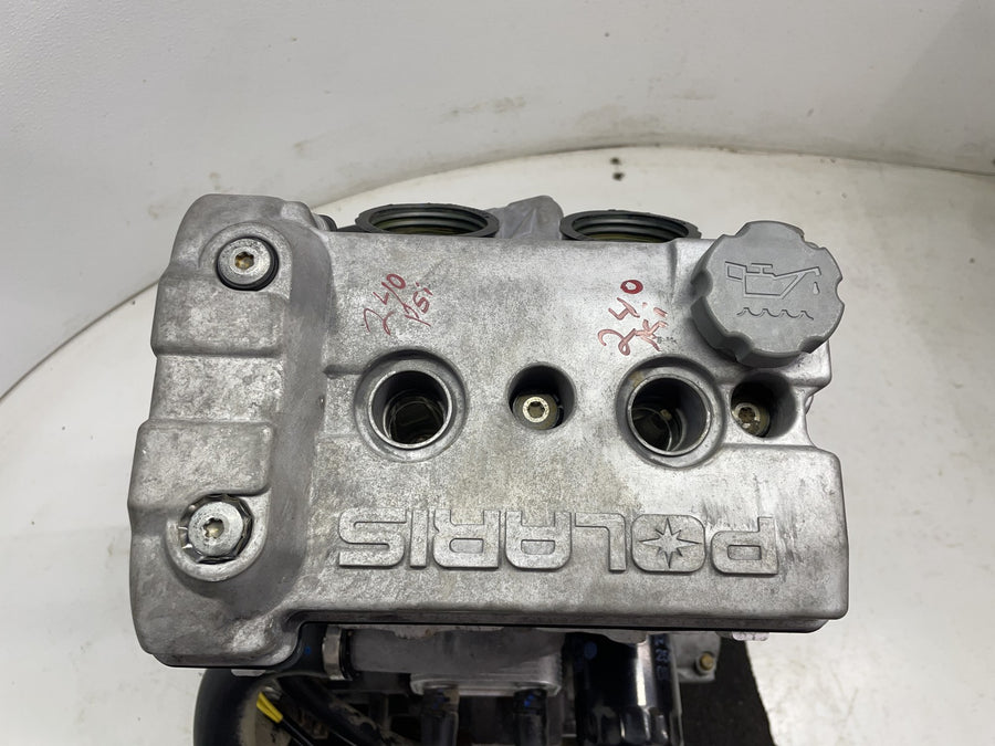 15-17 POLARIS RZR 900 ENGINE MOTOR CYLINDER HEAD CASES CRANK NICE RUNS CLEAN 2K