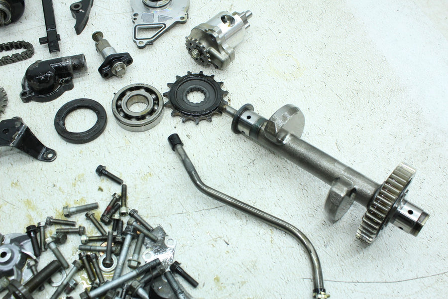 07-09 KAWASAKI VERSYS 650 KLE650 ENGINE MOTOR PARTS HARDWARE OIL PAN STARTER