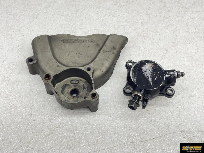 00-01 HONDA RVT1000R RC51 SP1 CLUTCH SLAVE PISTON CYLINDER SPROCKET COVER