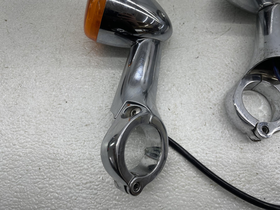 14-20 HARLEY-DAVIDSON SPORTSTER SUPER LOW XL1200T FRONT LEFT RIGHT TURN SIGNALS