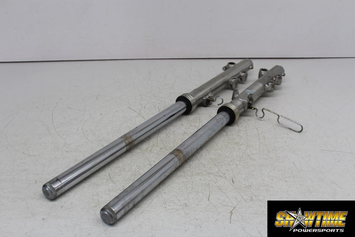 86-06 KAWASAKI VULCAN 750 VN750 FRONT END FORKS TRIPLE TREE CLAMP FORK TUBE BENT