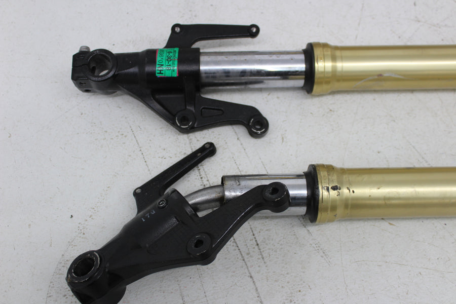 09-12 TRIUMPH STREET TRIPLE 675 FRONT FORKS SHOCK SUSPENSION SET PAIR