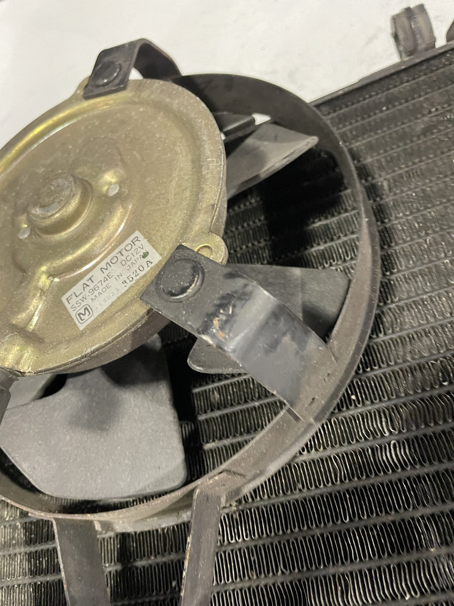 91-94 HONDA CBR600F2 ENGINE RADIATOR MOTOR COOLER COOLING RADIATER COOLING FAN