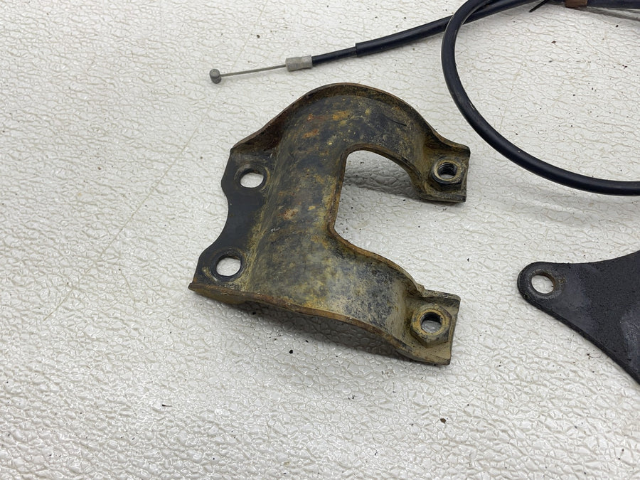 91-96 HONDA FOURTRAX 200 TRX200 TYPE II PARTS HARDWARE TIE RODS PEGS PEDAL MOUNT