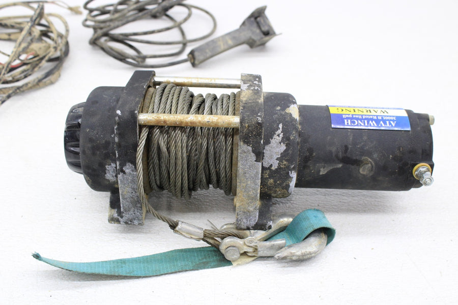 15-22 CF-MOTO ZFORCE 800 EX EPS FRONT 3000LB WINCH PULLEY CABLE WIRES SWITCH