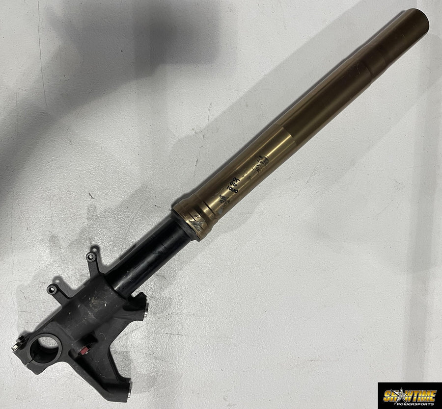 05-06 SUZUKI GSXR1000 LEFT FRONT FORK SHOCK SUSPENSION BENT