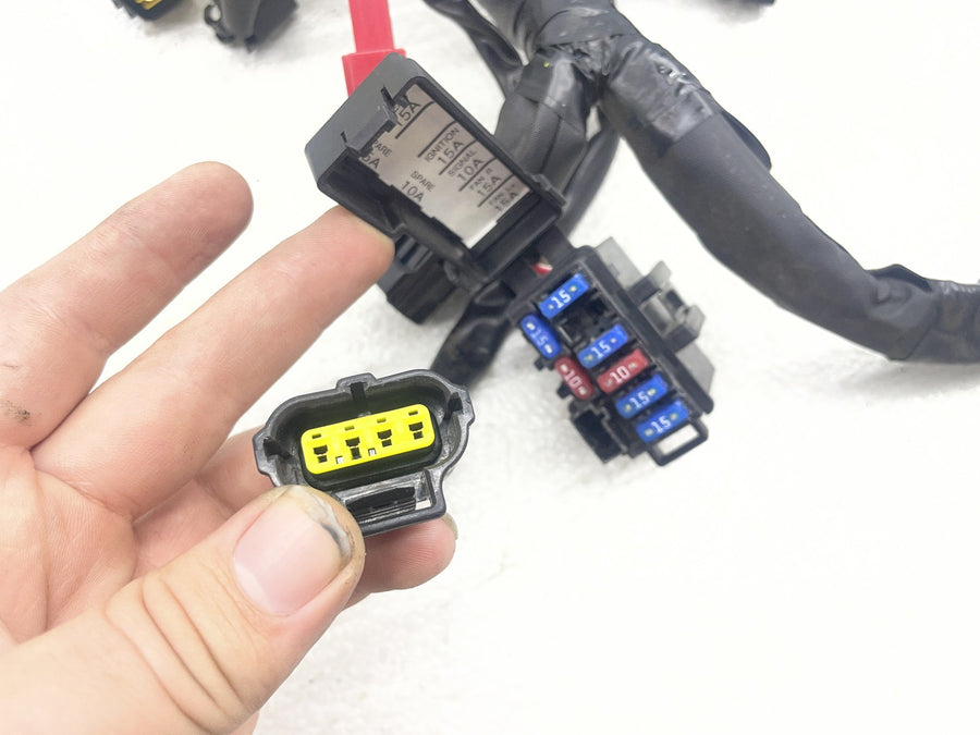 08-16 YAMAHA YZF R6 MAIN ENGINE WIRING HARNESS MOTOR WIRE LOOM