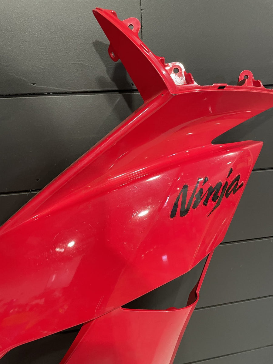 09-12 KAWASAKI NINJA ZX6R RIGHT LOWER MID UPPER SIDE FAIRING COWL