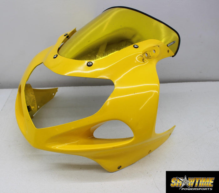 00-03 SUZUKI GSXR750 FRONT UPPER NOSE FAIRING COWL SHROUD 94410-35F20-1LF