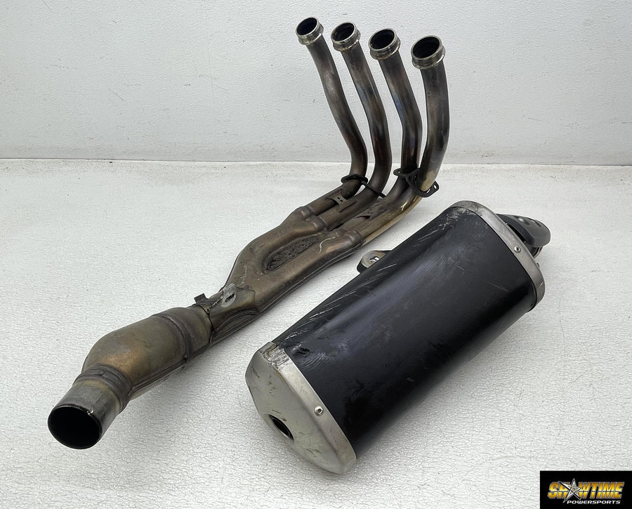 11-13 YAMAHA FZ8 EXHAUST PIPE MUFFLER SLIP ON CAN SILENCER HEADER
