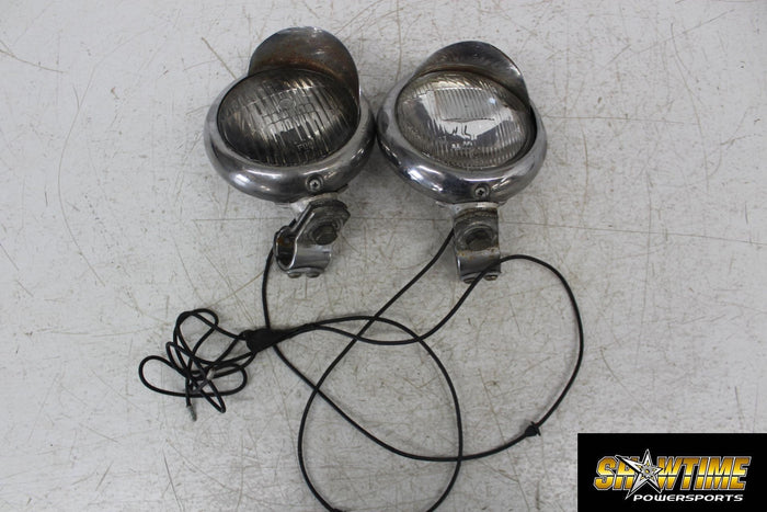 86-06 KAWASAKI VULCAN 750 VN750 FRONT FOG LIGHTS LAMP TURN SIGNAL PAIR