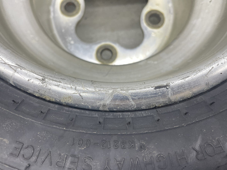 91-96 HONDA FOURTRAX 200 TRX200 TYPE II REAR WHEELS RIMS 9X8.0