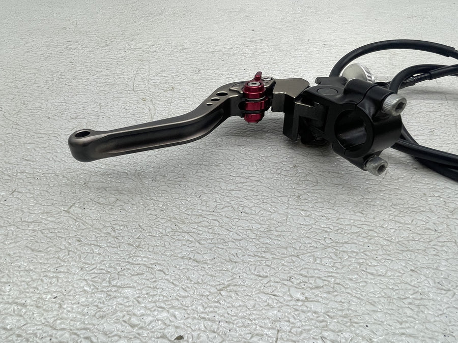 07-08 KAWASAKI NINJA ZX6R CLUTCH PERCH MOUNT LEVER CABLE 46076-0126