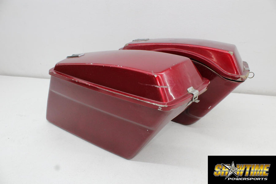81 HARLEY-DAVIDSON TOUR GLIDE FLT LEFT RIGHT SIDE CARGO LUGGAGE SADDLEBAG BAGS