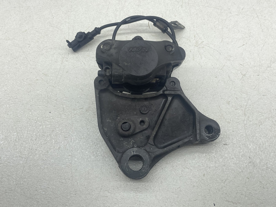 10-14 KAWASAKI CONCOURS 14 ZG1400 ABS REAR BACK BRAKE CALIPER MOUNT SPEED SENSOR