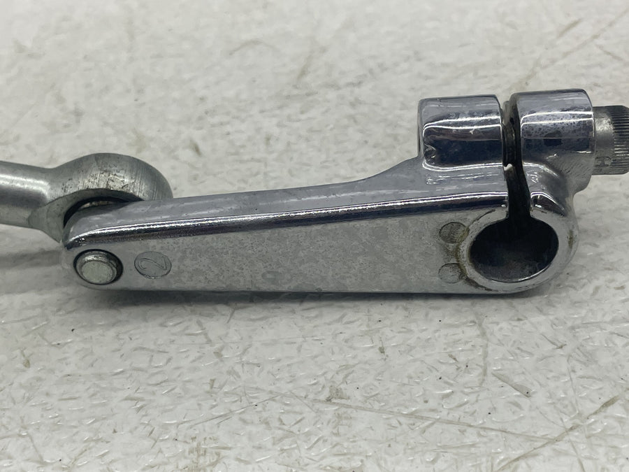 04-06 HARLEY-DAVIDSON SPORTSTER 1200 CUSTOM XL1200C LEFT FRONT FOOT PEG SHIFTER