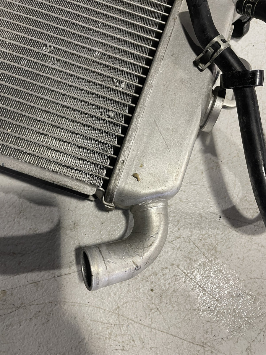 06-08 KAWASAKI NINJA 650 EX650 ENGINE RADIATOR MOTOR COOLER COOLING RADIATER