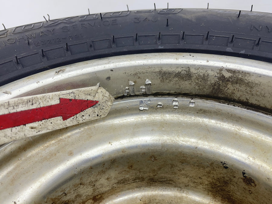 91-96 HONDA FOURTRAX 200 TRX200 TYPE II REAR WHEELS RIMS 9X8.0