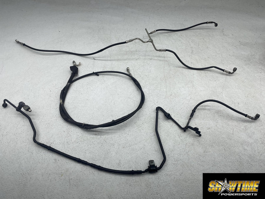 12-16 HARLEY-DAVIDSON STREET GLIDE FLHX BRAKE LINES HOSES HOSE LINE FRONT REAR