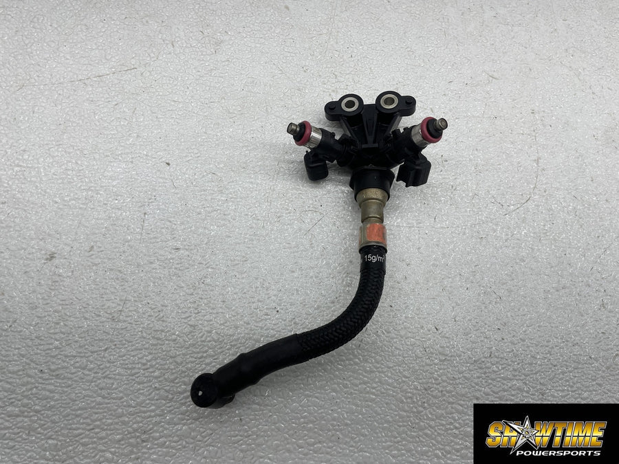 17-23 HARLEY-DAVIDSON ELECTRA GLIDE ULTRA LIMITED FLHTK FUEL INJECTORS W/ RAIL