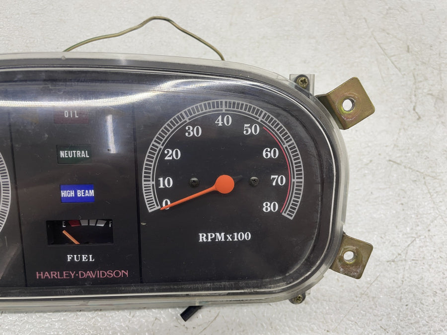 89-91 HARLEY-DAVIDSON ELECTRA GLIDE CLASSIC FLHTC GAUGES METER SPEEDO TACH 75K