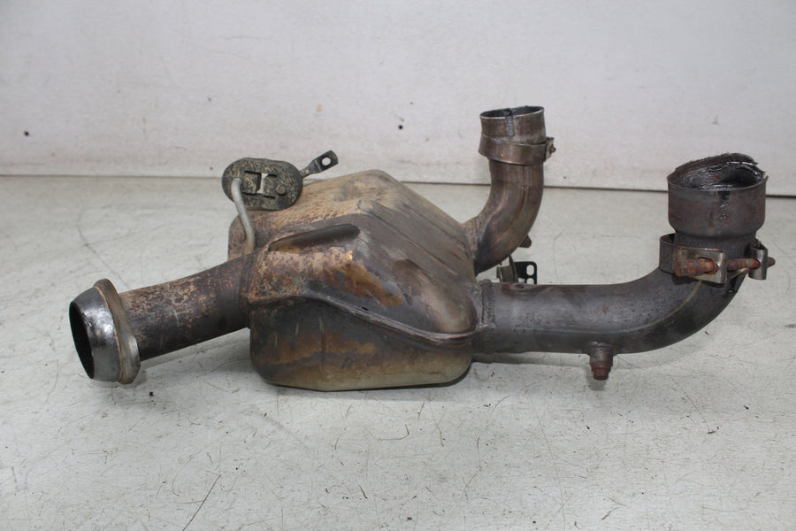 10-12 CAN-AM SPYDER ROADSTER RT EXHAUST HEADER PIPES MANIFOLD CHAMBER