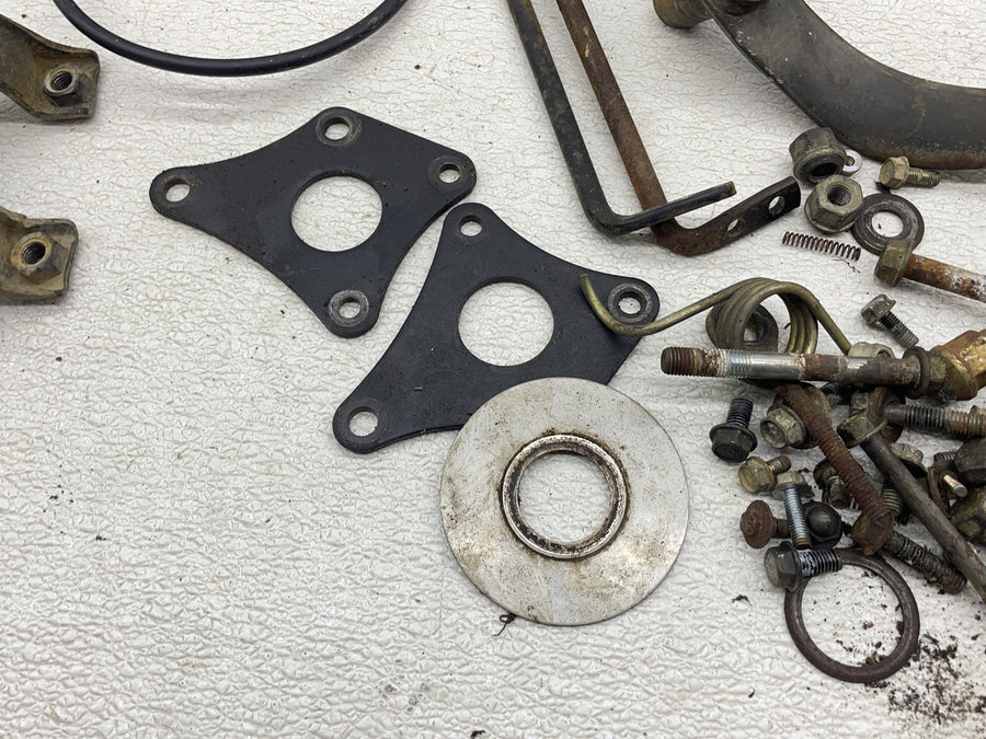 91-96 HONDA FOURTRAX 200 TRX200 TYPE II PARTS HARDWARE TIE RODS PEGS PEDAL MOUNT