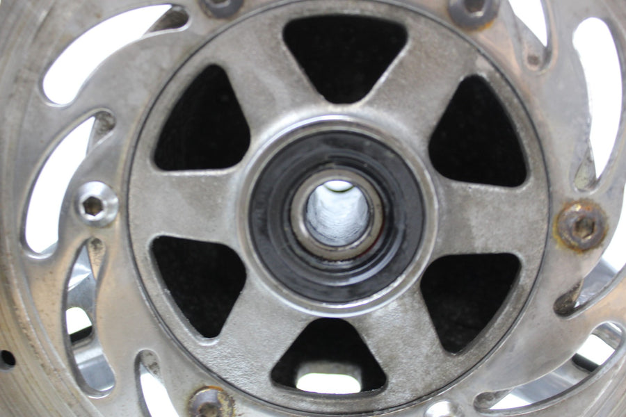 02-09 YAMAHA ROAD STAR XV1700PC WARRIOR CHROME REAR BACK WHEEL RIM 17X9 (READ)