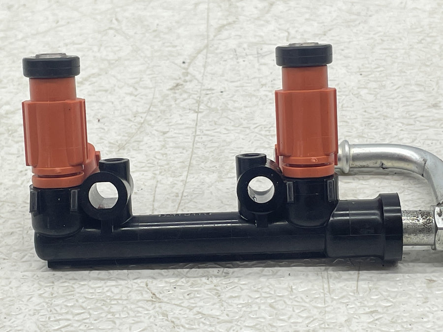19-23 KAWASAKI NINJA ZX6R ZX636 MAIN GAS FUEL INJECTORS RAIL