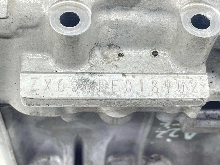 13-18 KAWASAKI NINJA ZX6R 636 ENGINE CRANKCASE CRANK CASE BLOCK CYLINDERS PISTON