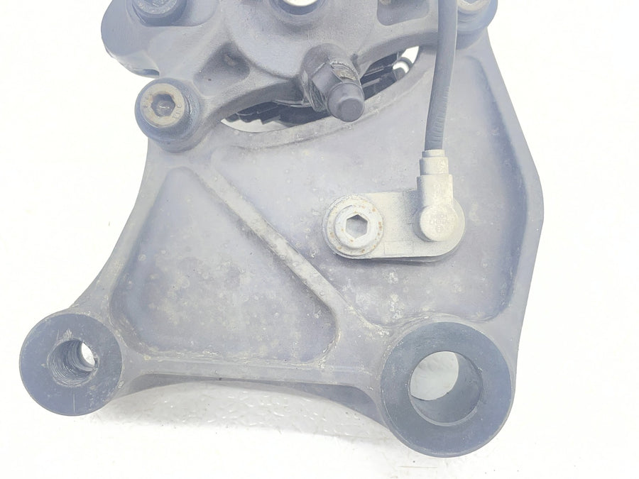 10-14 KAWASAKI CONCOURS 14 ZG1400 ABS REAR BACK BRAKE CALIPER MOUNT SPEED SENSOR