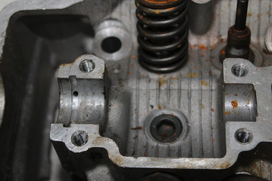 05-07 KAWASAKI BRUTE FORCE 750 ENGINE FRONT CYLINDER HEAD VALVES COVER (READ)